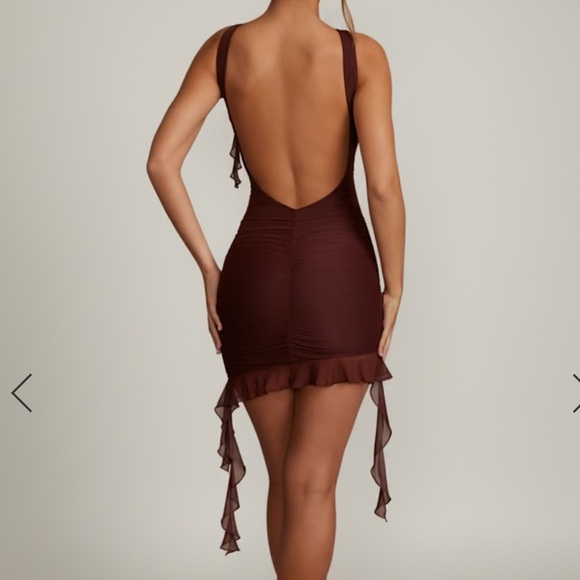 Oh Polly Backless Ruffle Dress - Picture 2 of 5